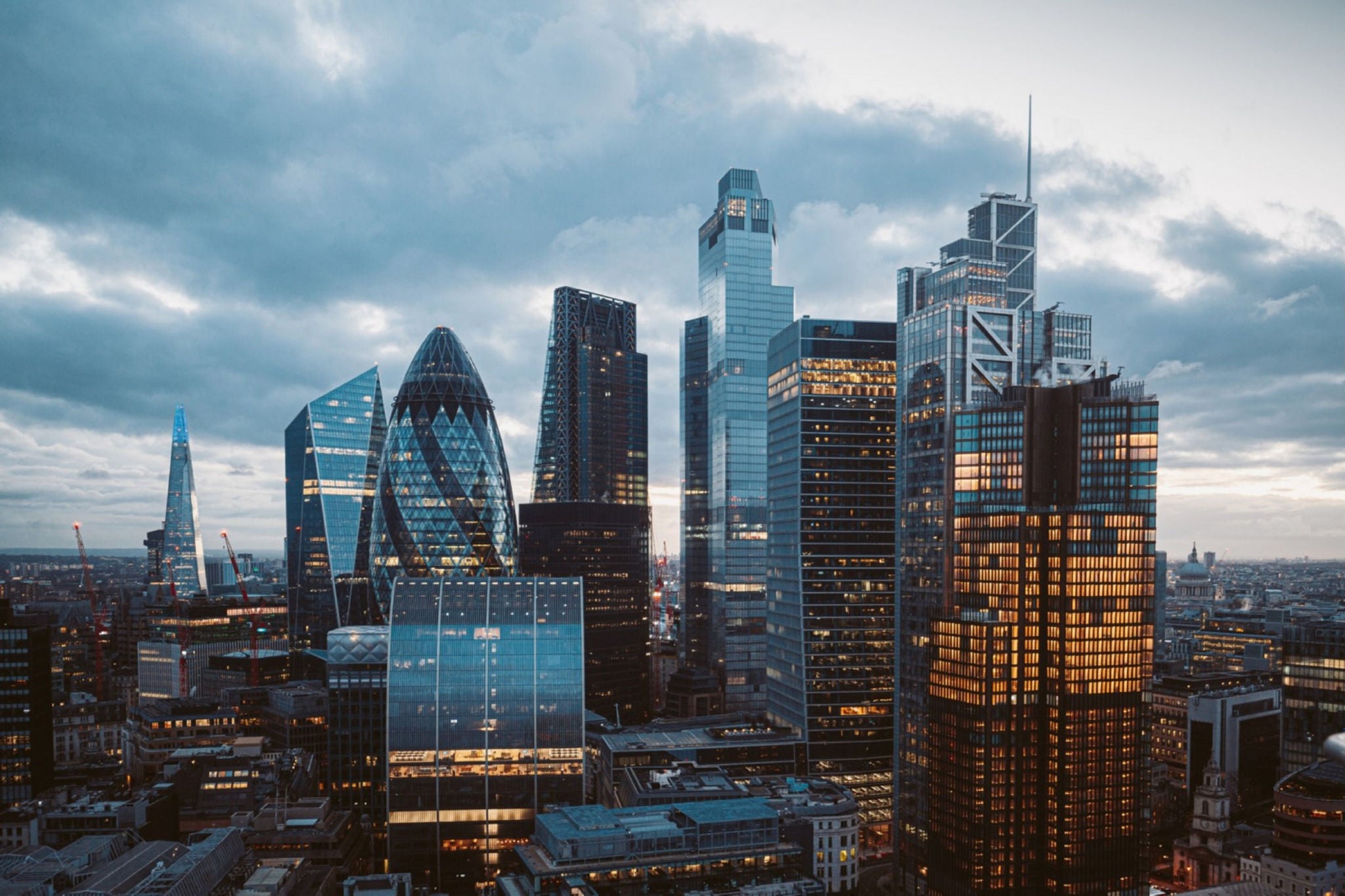 Skyline Londres la nuit